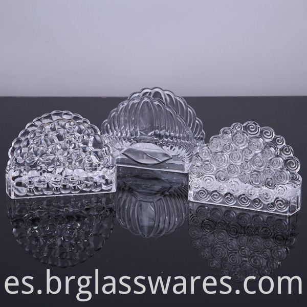 crystal glass napkin holder 4